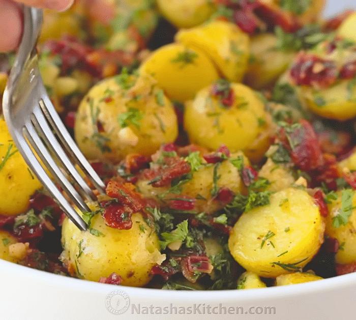 How to Make German Potato Salad with Bacon