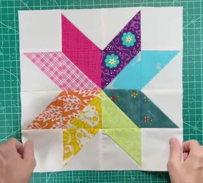 Easy to Sew 2-Block Rainbow Quilt