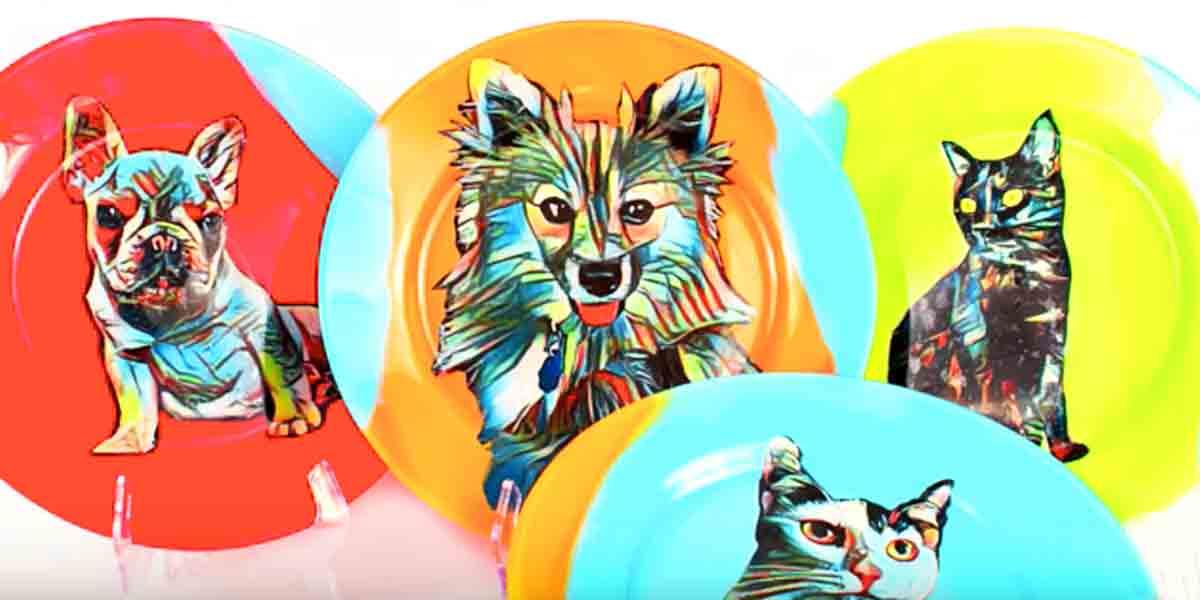 Watch How He Makes These Fabulously Fun Pet Portrait Plates!