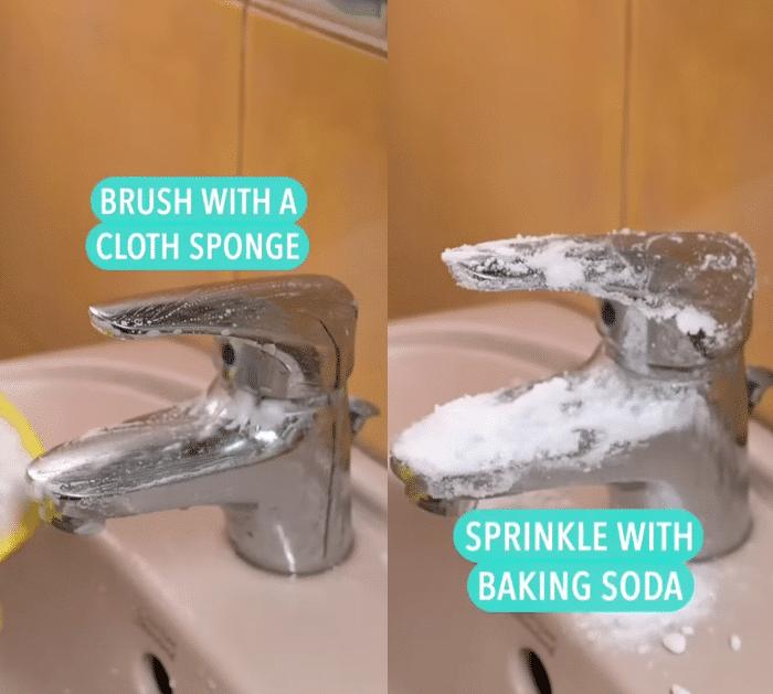 Materials for Faucet Cleaning Hack