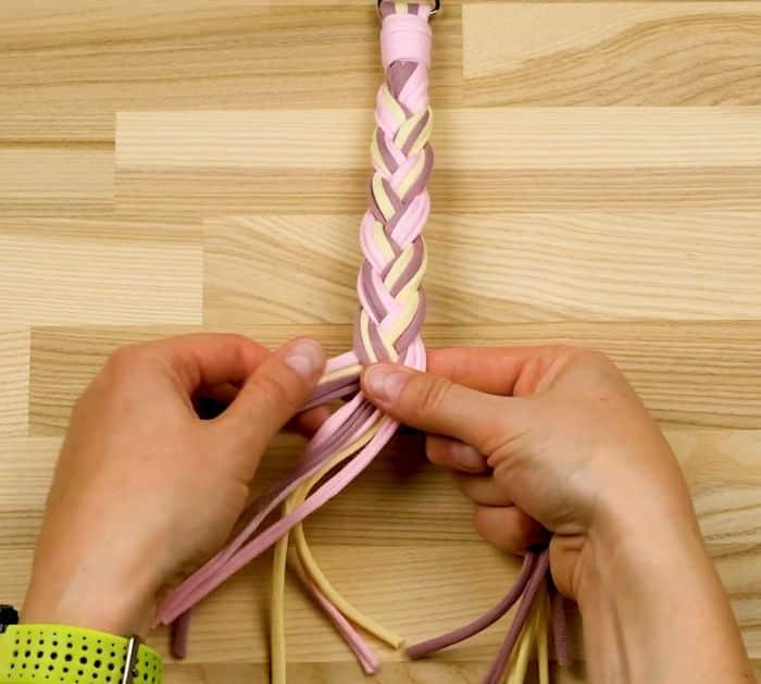 DIY Braided Keychain tutorial Steps