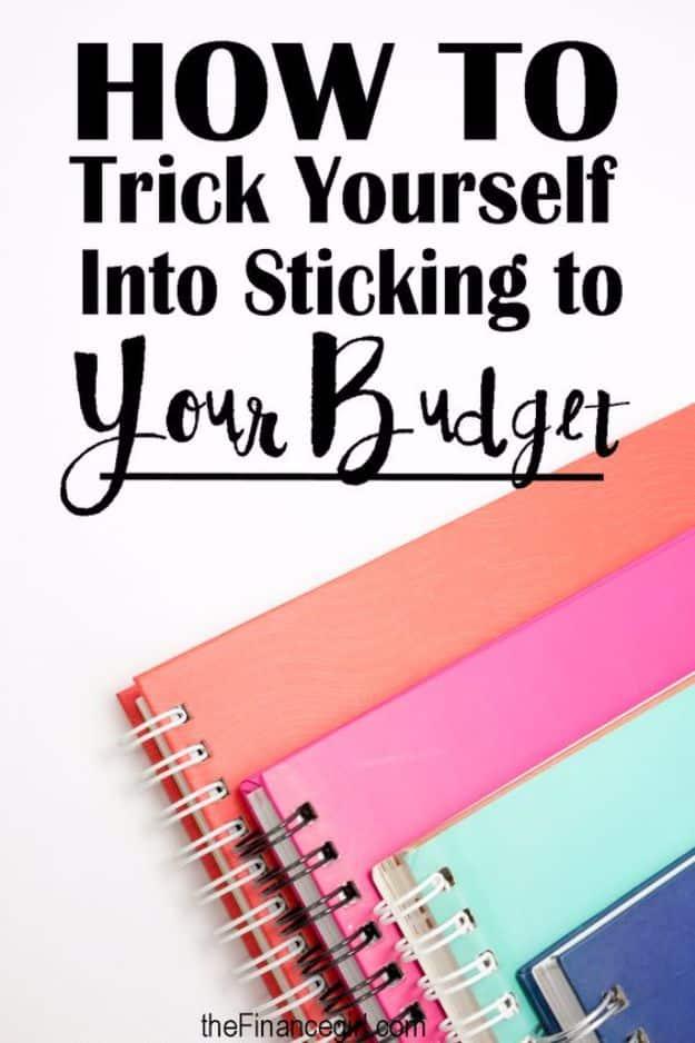 Ways to Save Money in 2018 - Trick Yourself Into Sticking To Your Budget - Easy Money Saving Ideas and Tips for Budgeting - Cool Idea for Budget Planning and Smart Financial Advice