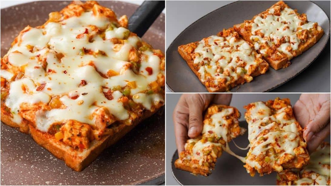 Easy 5-Minute Frying Pan Pizza Bread Recipe