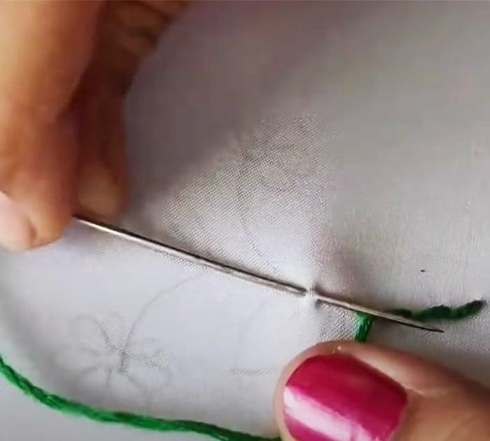 DIY Cookie Cutter Embroidery Flower Design | Embroidery Designs