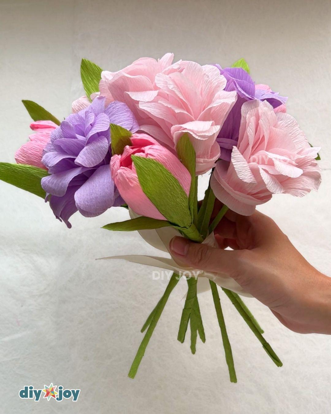 Easy Paper Roses — diy flowers