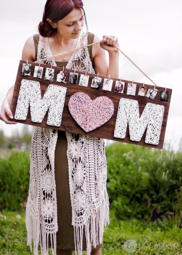 Mom String Art With Pictures, worth trying for a special occasion and a charming handmade gift worth trying soon
