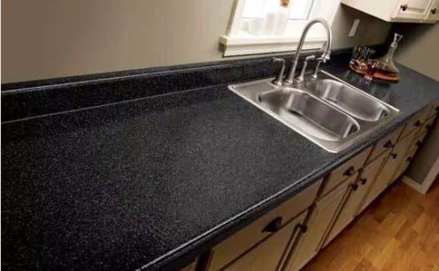 Transform Countertop to Look Like Expensive Stone, a solution nobody thinks to try until they see it