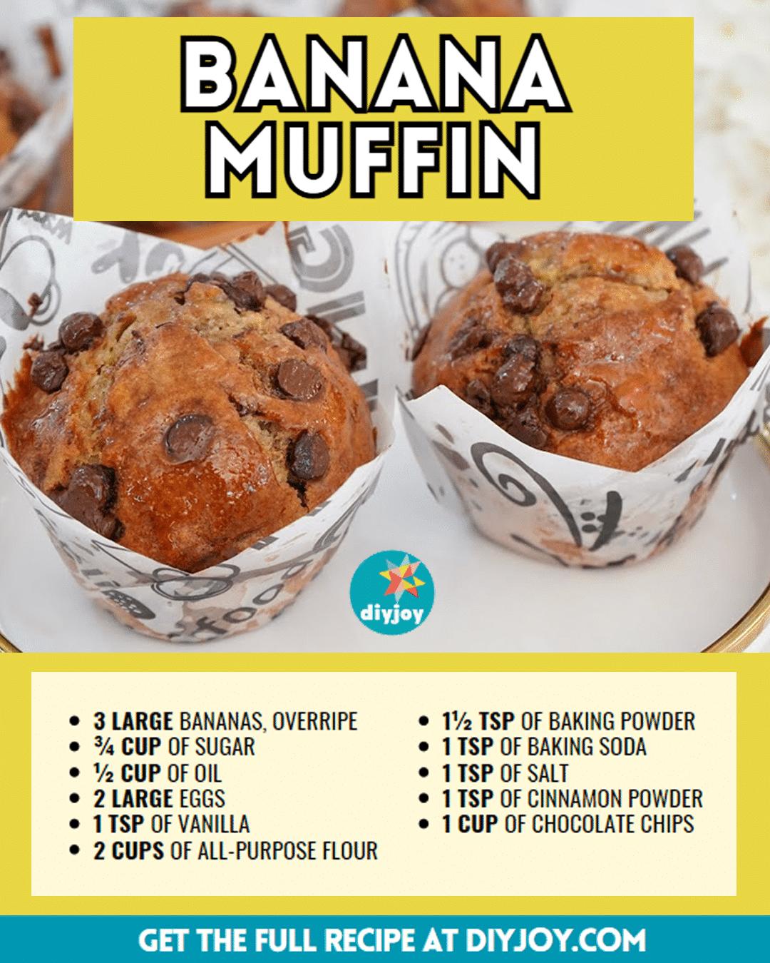 Easy Banana Muffin Recipe