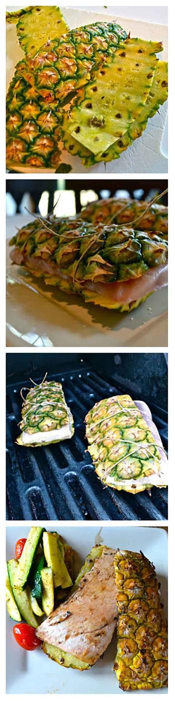 Healthy Fish Grilling Recipes | Easy Paleo Grilling Summer Recipes | Pineapple Plank Grilled Fish | DIY Projects & Crafts by Sueeye at