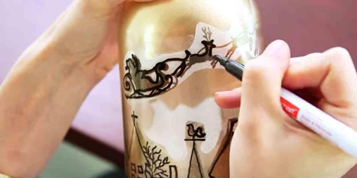Easy Peasy Silhouette Mason Jars Add A Perfect Glow And Warmth To Holiday Gatherings!