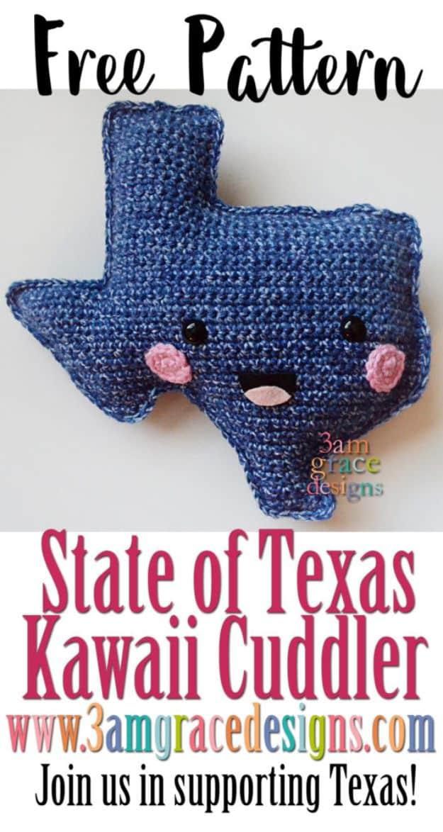 State Of Texas Kawaii Cuddler, light on tools, just what is already in the drawer and a statement worth the extra effort