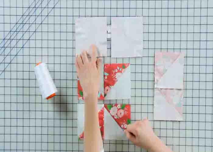Making the pinwheel block