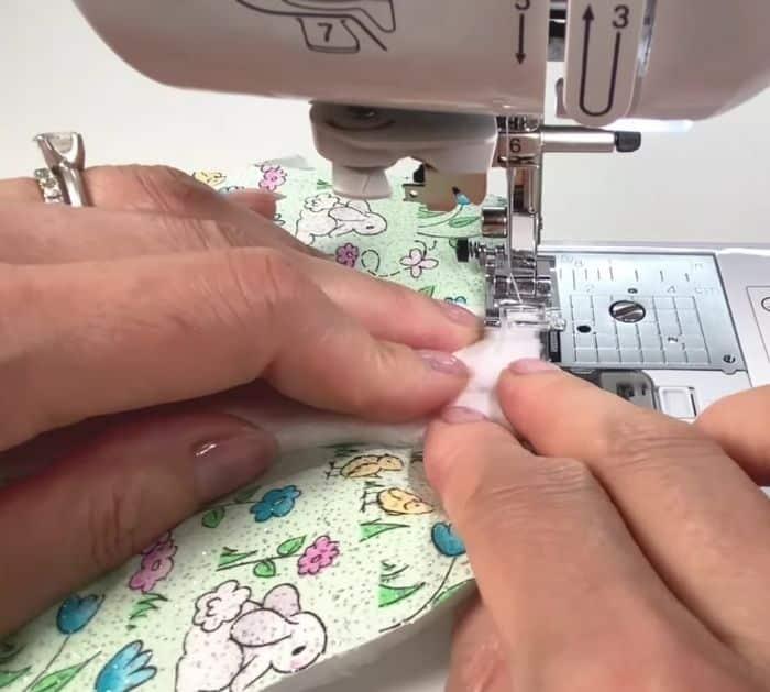 Easy Fabric Bunny Basket Sewing Tutorial