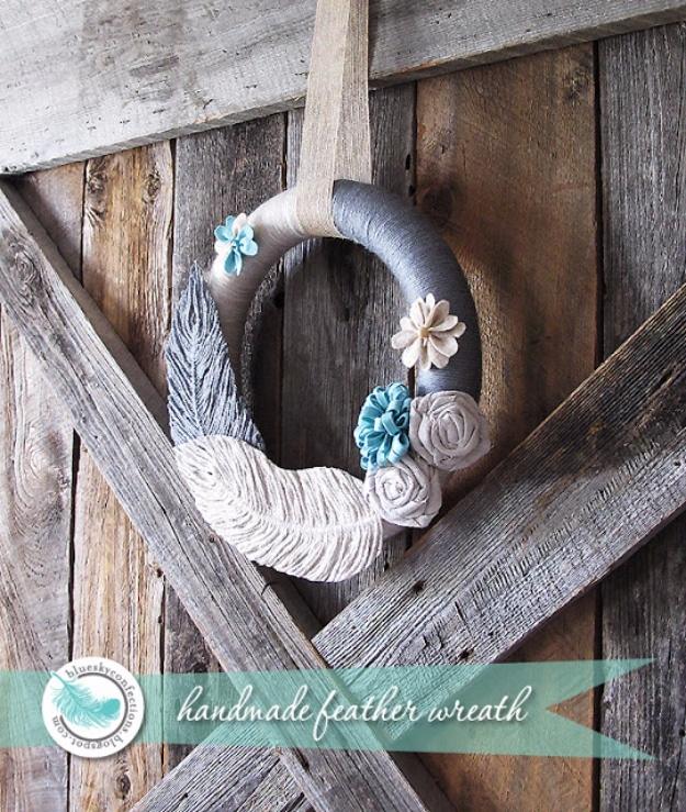 Handmade Yarn Feather Tutorial, a favorite pick from this roundup and an idea worth saving for later