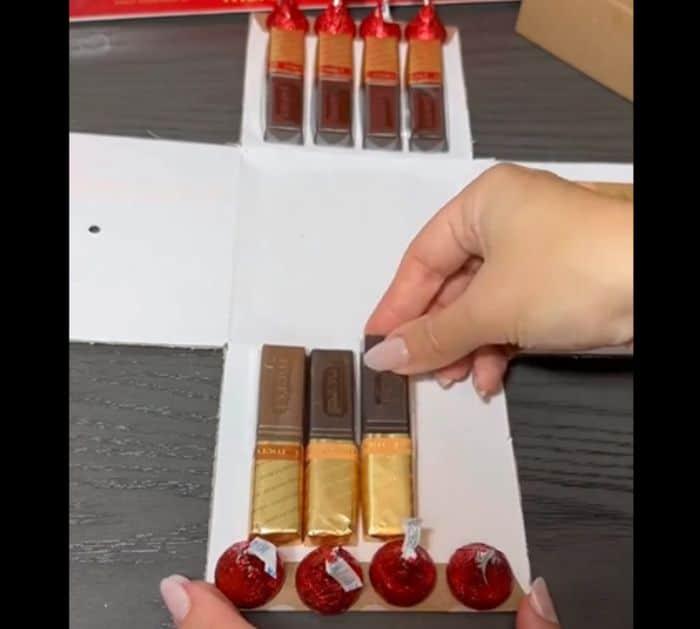 Easy Chocolate Gift Box For Valentine's Day
