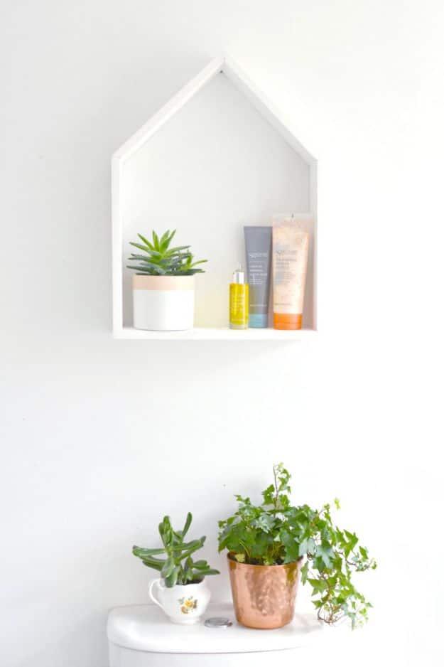DIY House Shelving, a clever storage solution, a fast weekend build even for a novice and a detail guests always ask about