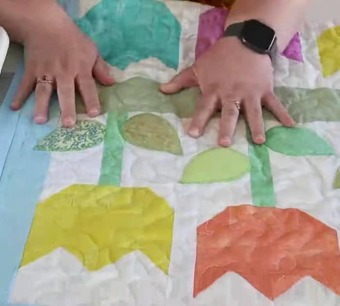Easy To Make Mini Spring Quilt