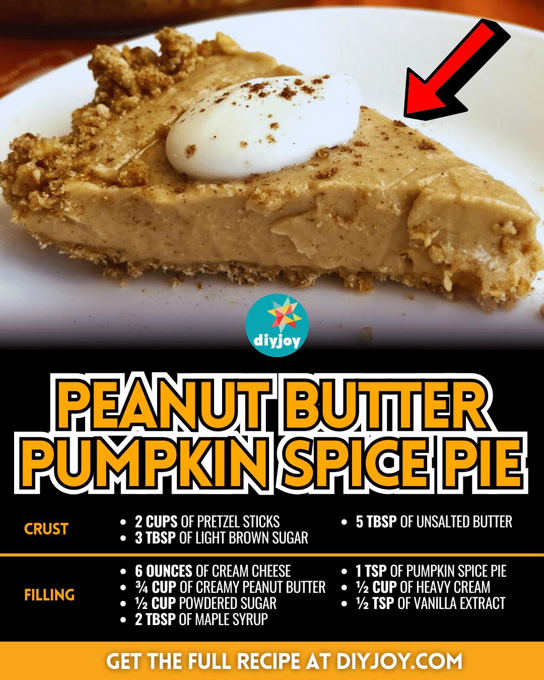 Peanut Butter Pumpkin Spice Pie Recipe
