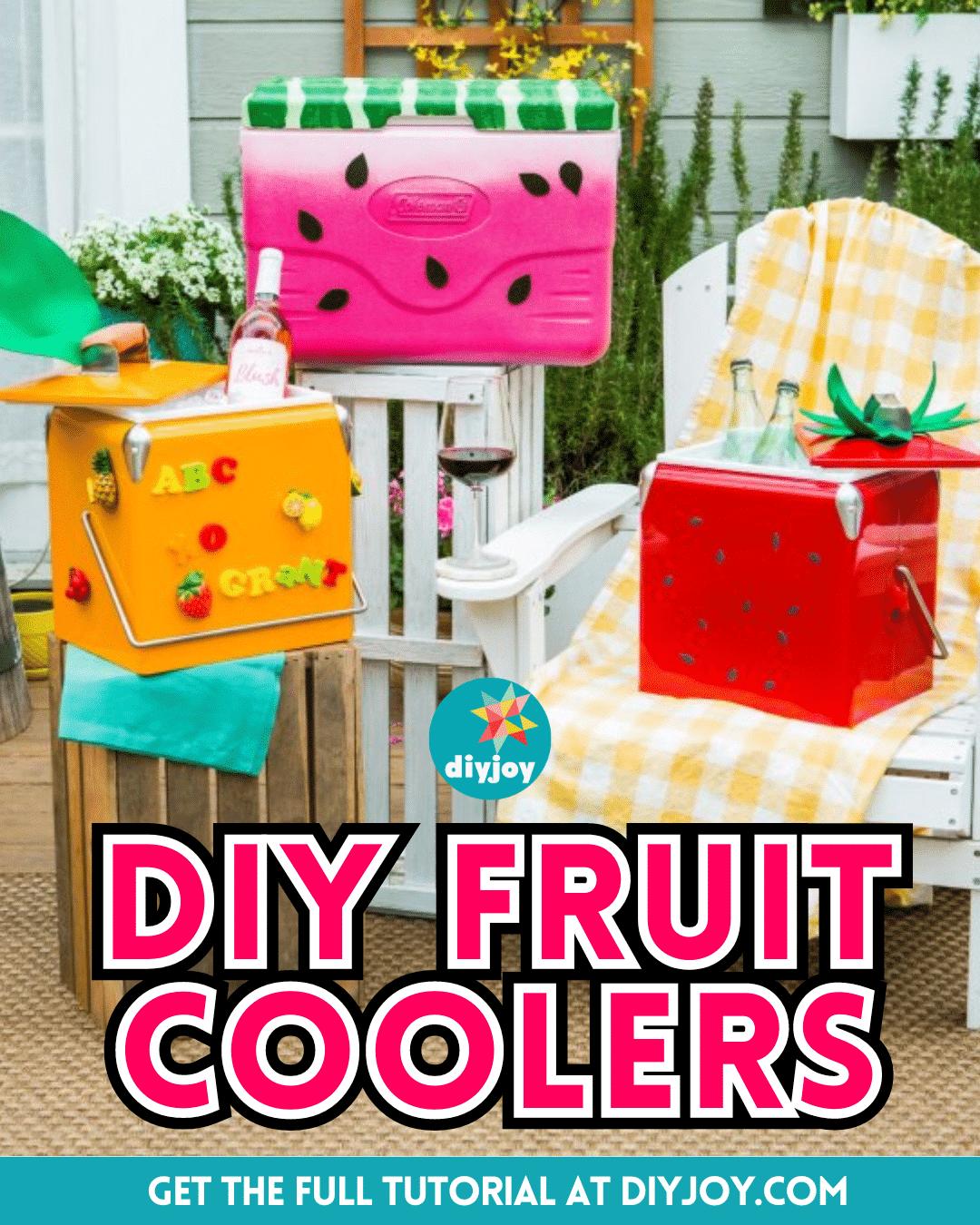 Easy DIY Fruit Coolers Tutorial