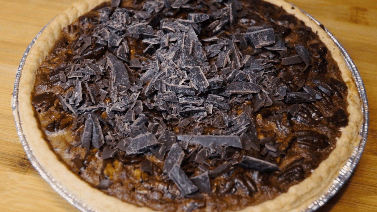 Easy Chocolate Pecan Pie From Scratch