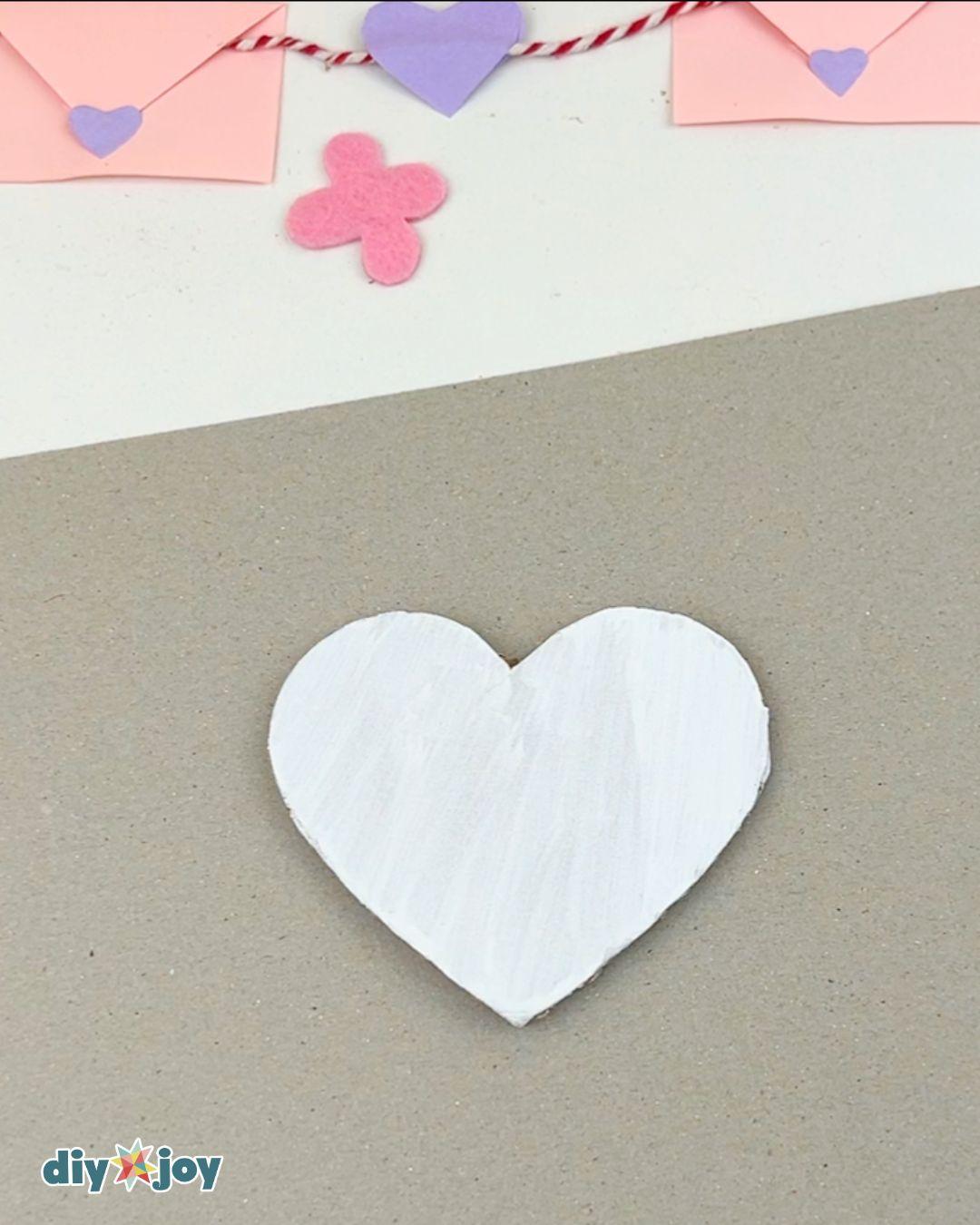 Cardboard Conversation Hearts Valentines Decor — budget-friendly valentine decorations