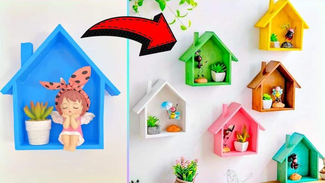 How to Make a DIY Wall Hut Shelf