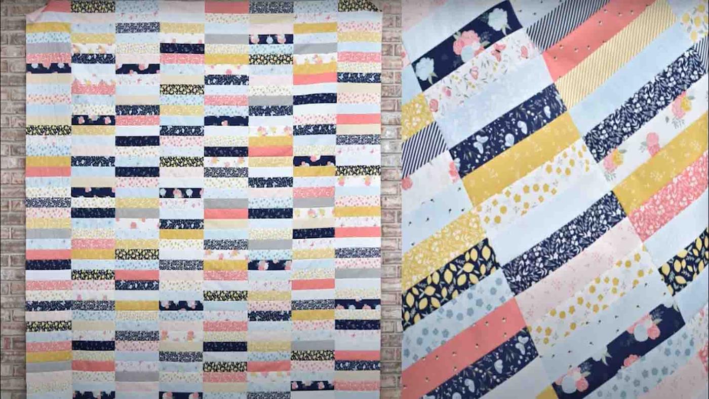 Easy Quarter Stack Quilt Tutorial