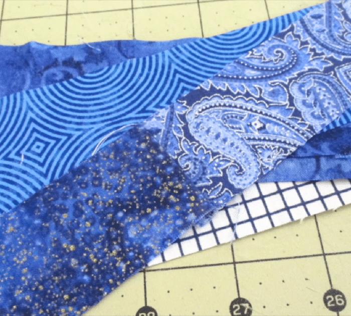 Materials for Scrappy Mitten Ornaments