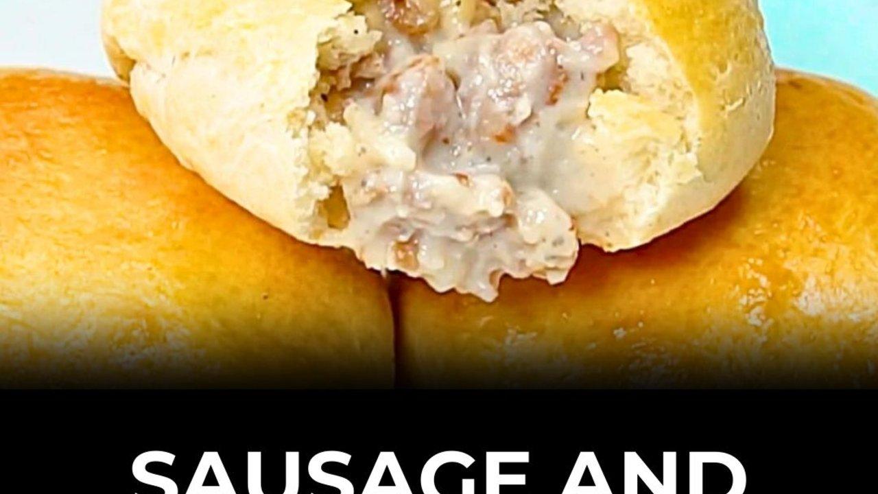 Sausage And Gravy Stuffed Biscuit Recipe