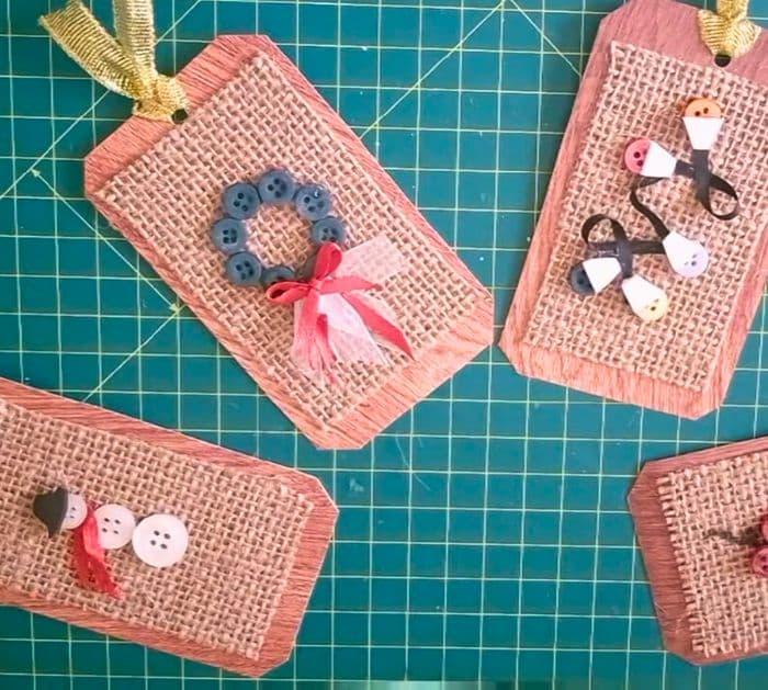 How to Make Handmade Christmas Gift Tags