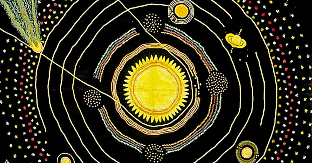 A Teacher In 1876 Made This Quilt As A Teaching Aid For Astronomy Class