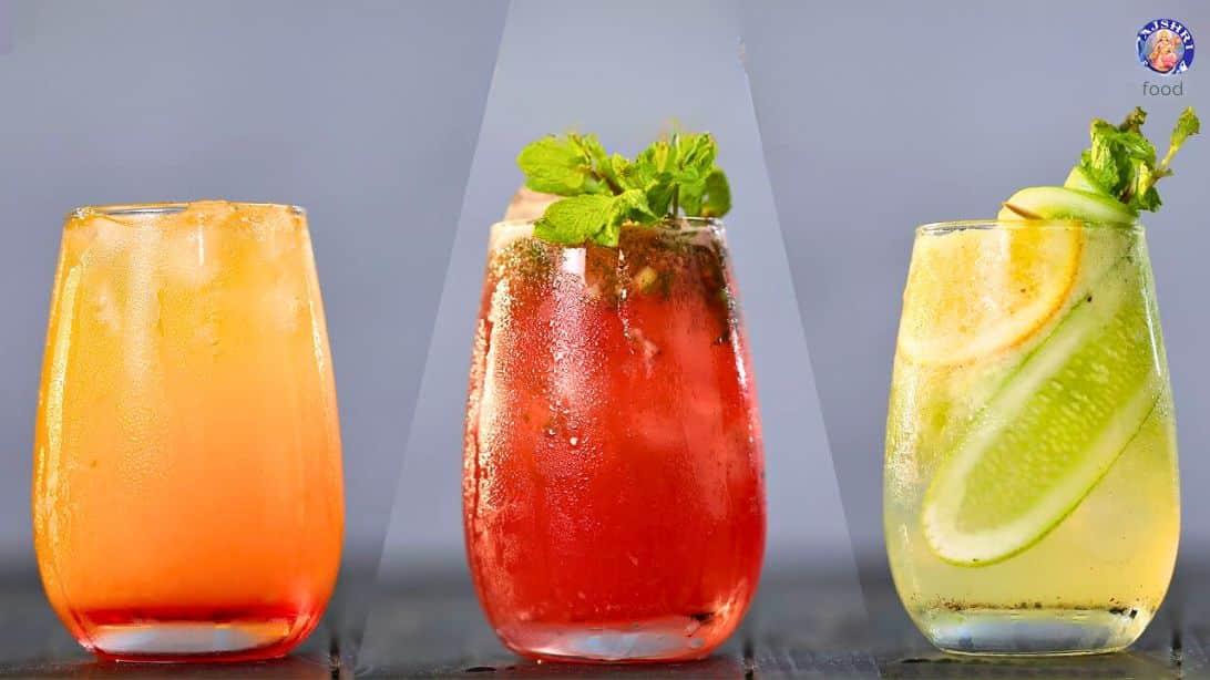 3 Quick and Easy Homemade Mocktails