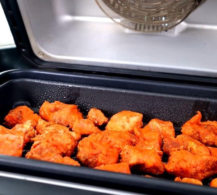 Easy Garlic Parmesan Salmon Bites