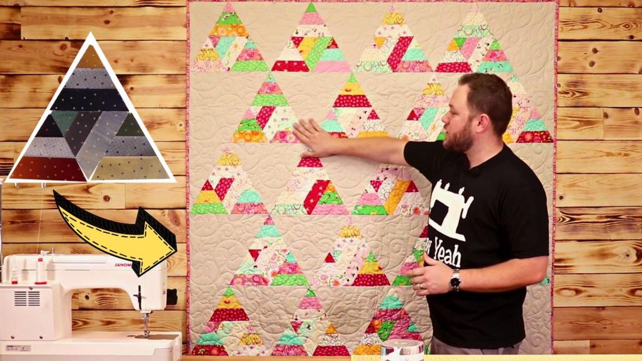 Beginner-Friendly Pharaoh’s Quilt Block In 10 Minutes