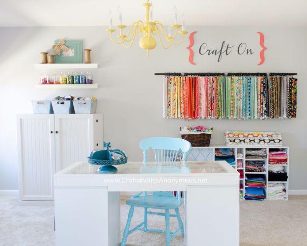 Hang A Chandelier In Your Craft Room, simple enough for a first try and a small upgrade with a real visual payoff