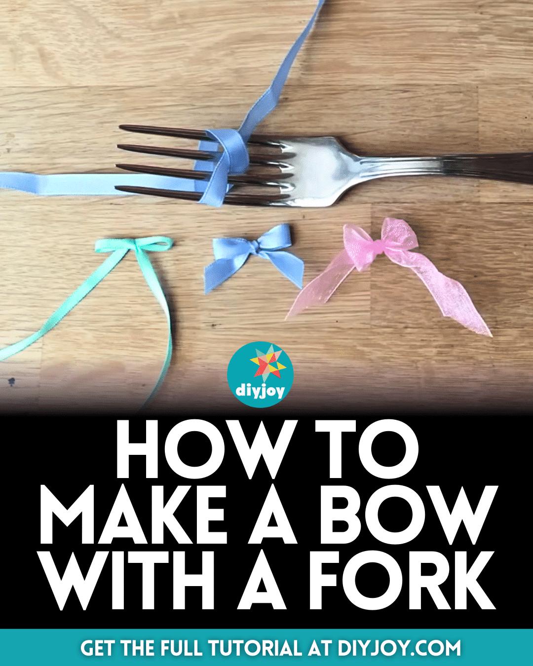 How to Make a Bow with a Fork