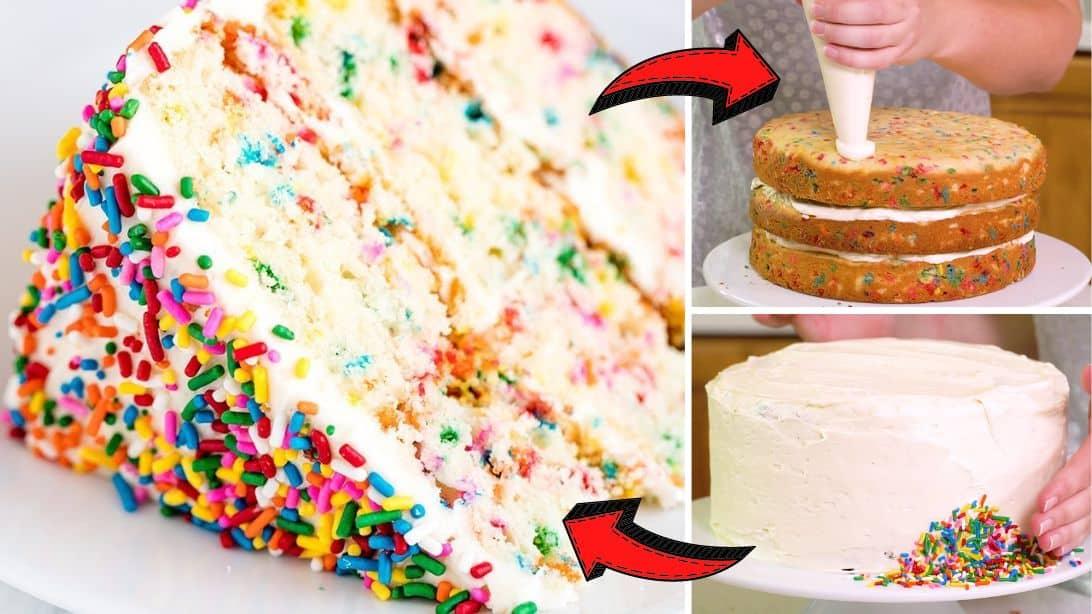 Easy-To-Make Funfetti Birthday Cake