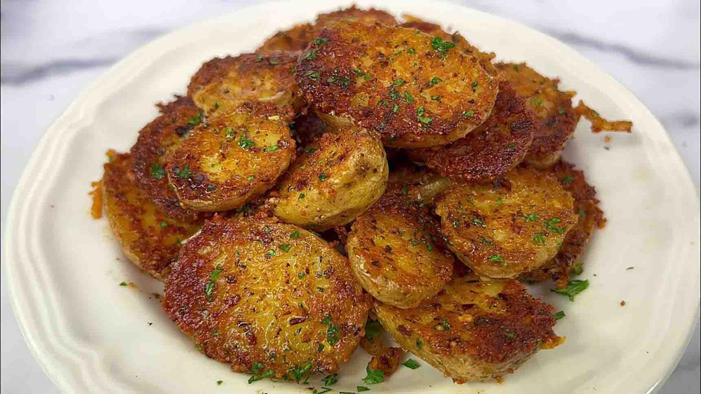 Parmesan Crusted Potatoes Recipe