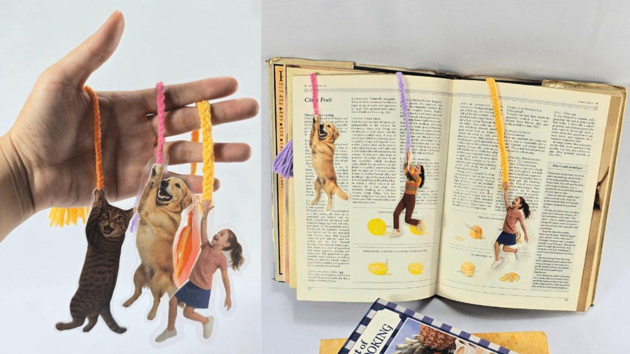Easy DIY Fun Photo Bookmarks