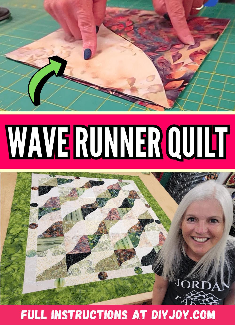 Super Easy Wave Runner Quilt Tutorial