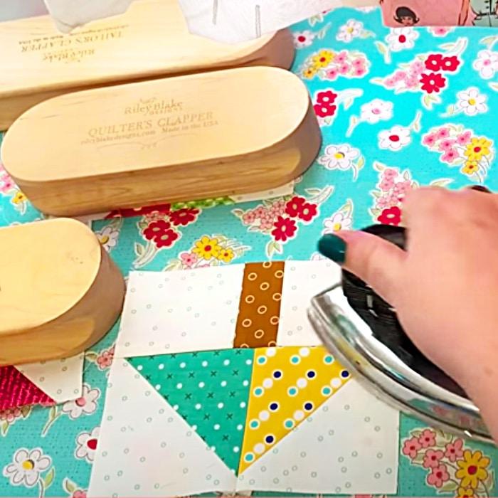 How To make A Quilt - Easy Quilt Block Ideas - Sew Scraps For a Tall Pine Quilt Block