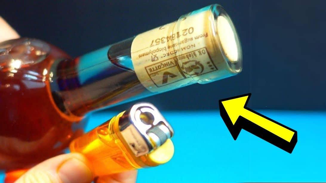 How to Open a Wine Bottle With a Lighter