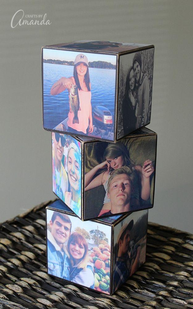 Make a Photo Cube, an easy way to make a gift feel more personal and better than a store bought version