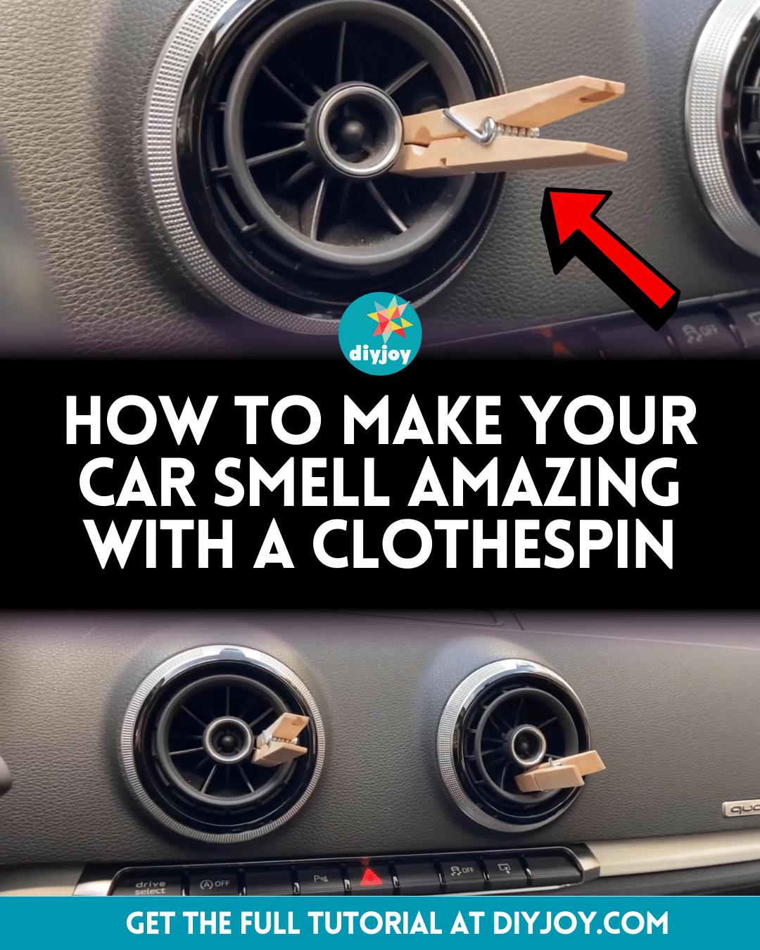 How to Make Your Car Smell Amazing With a Clothespin