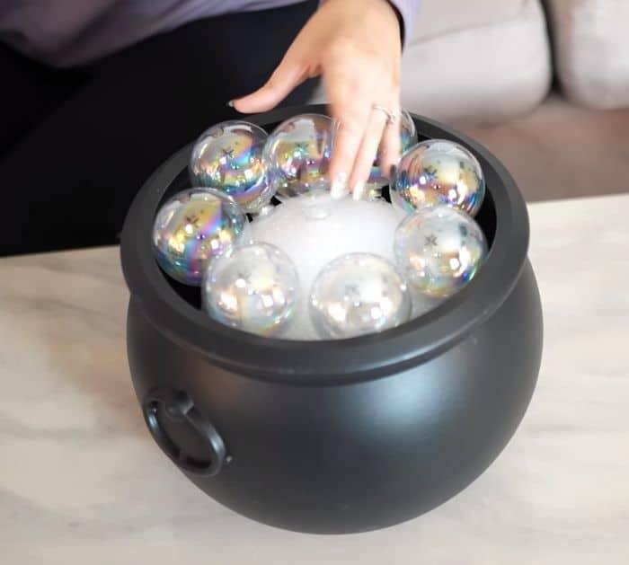 DIY Witch Cauldron Halloween Decor Project
