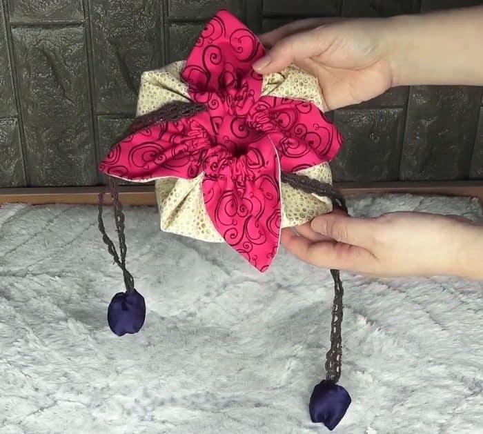 How To Sew Petal Drawstring Gift Bag