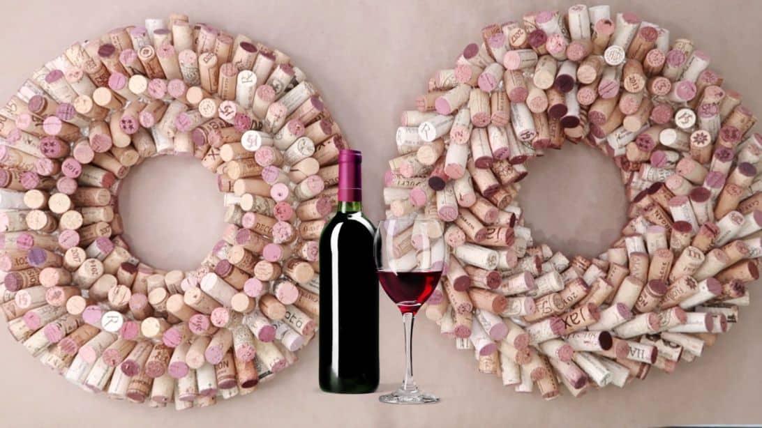 Easy-to-Make Wine Cork Wreath DIY