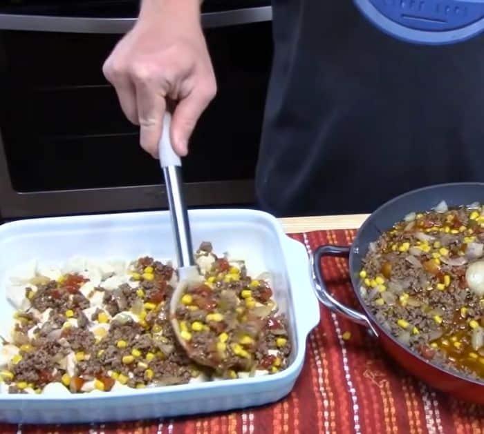 Mexican Bubble Up Casserole Recipe Instructions