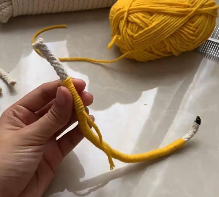 Handmade Macrame Rainbow Materials