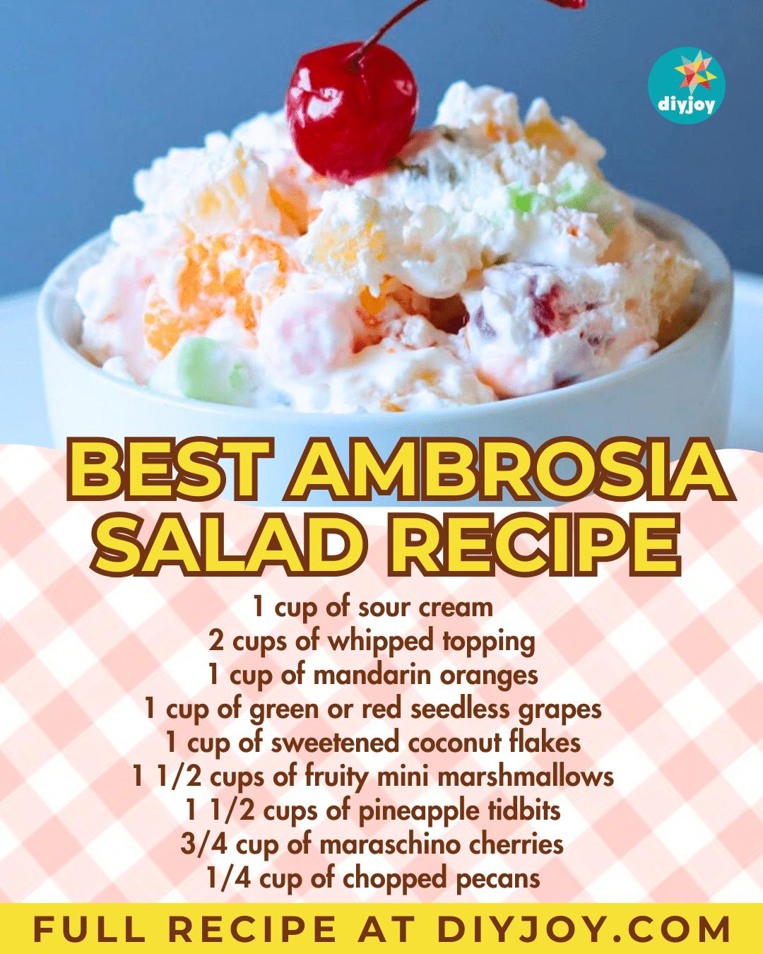 best Ambrosia Salad Recipe